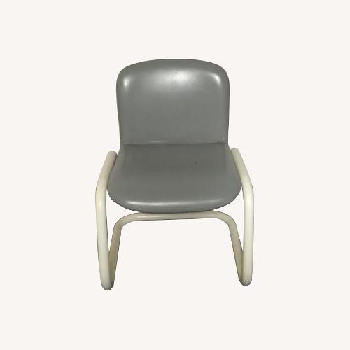 Used Light Gray Leather Office Chairs for sale on AptDeco