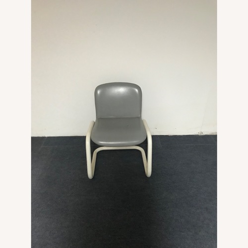 Used Light Gray Leather Office Chairs for sale on AptDeco