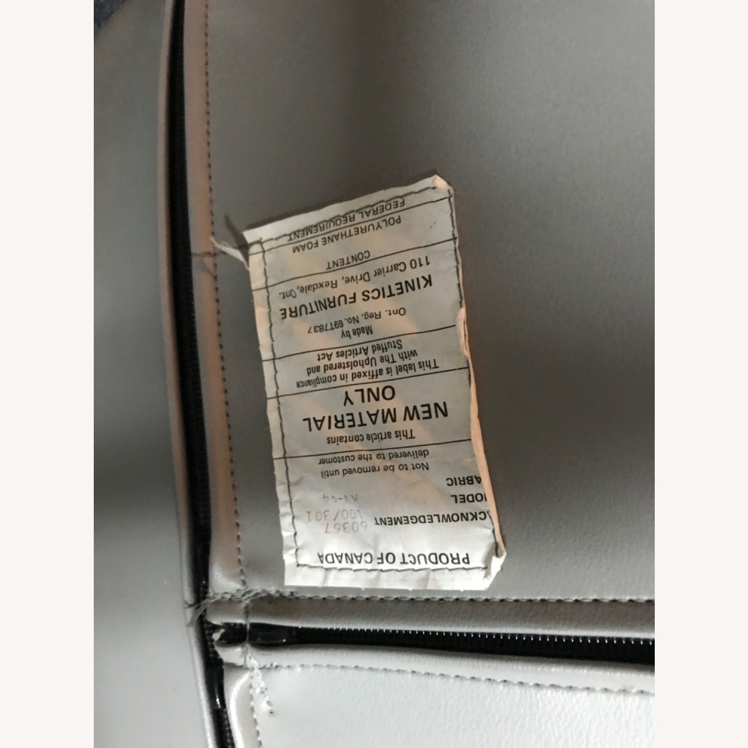 Light Gray Leather Office Chairs - image-3