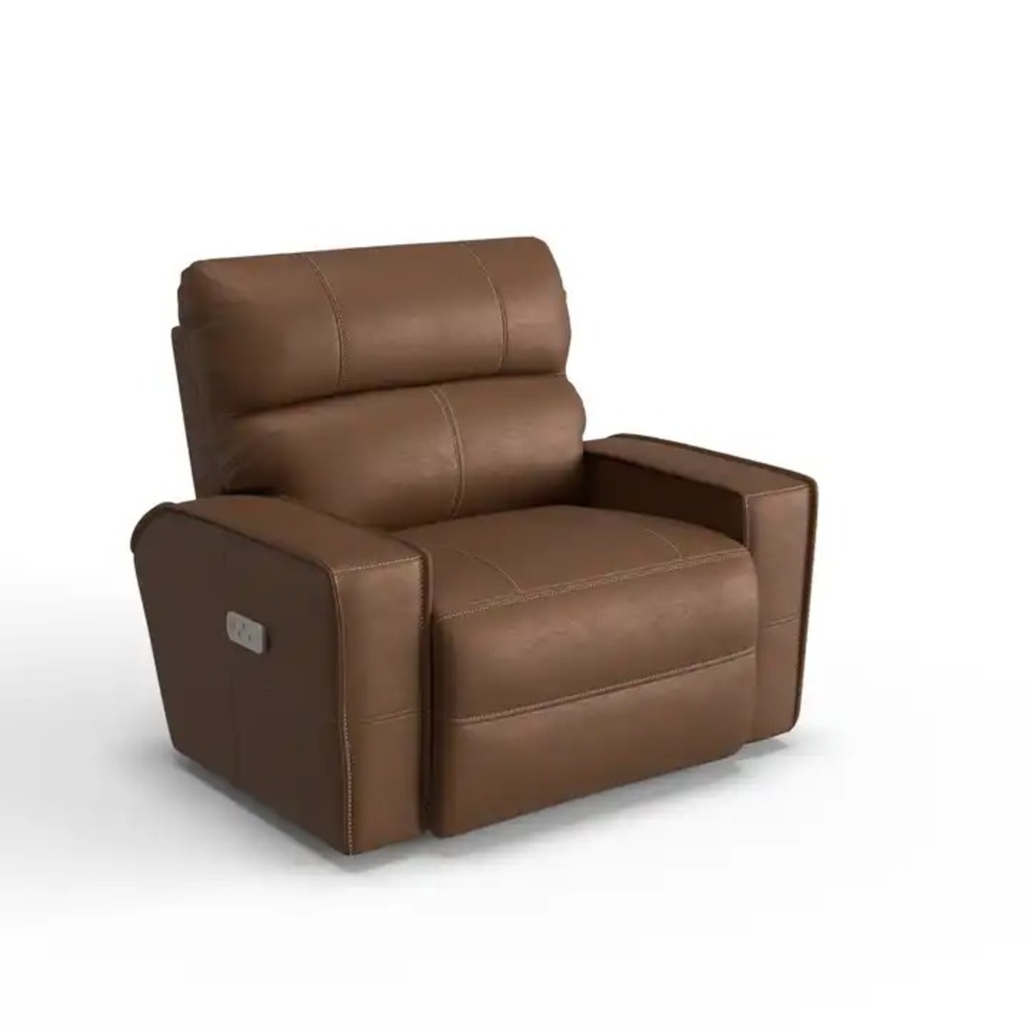 La-Z-Boy Maddox Light Brown Leather Recliner - image-2