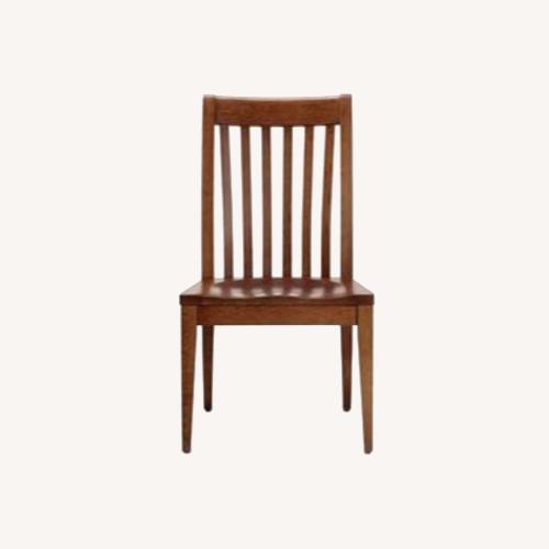 Used Ethan Allen Light Brown Wood Dining Chairs for sale on AptDeco