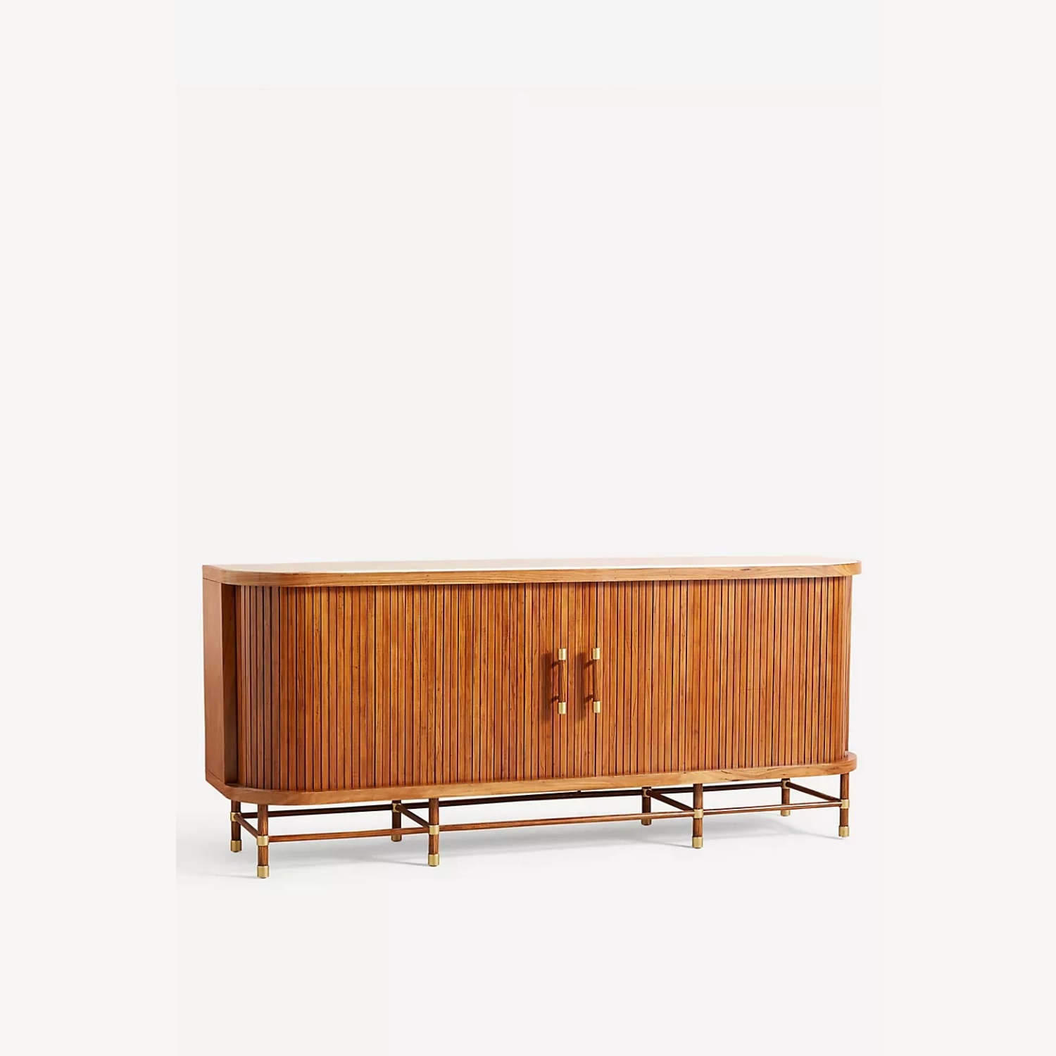 Anthropologie Delux 76” Tamboured Sideboard - image-6