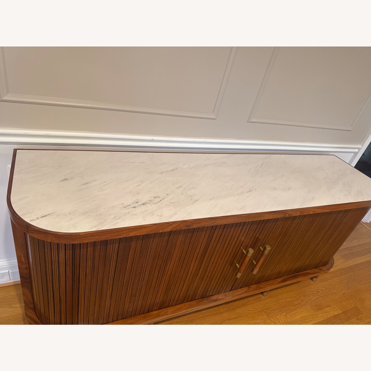Anthropologie Delux 76” Tamboured Sideboard - image-2