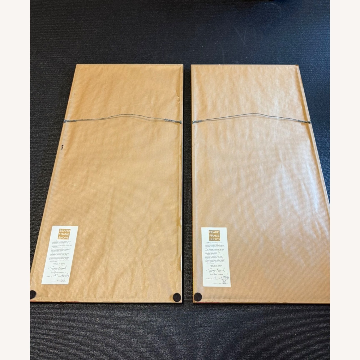 Vintage Asian Chinese Art Birds Print Duo - image-6