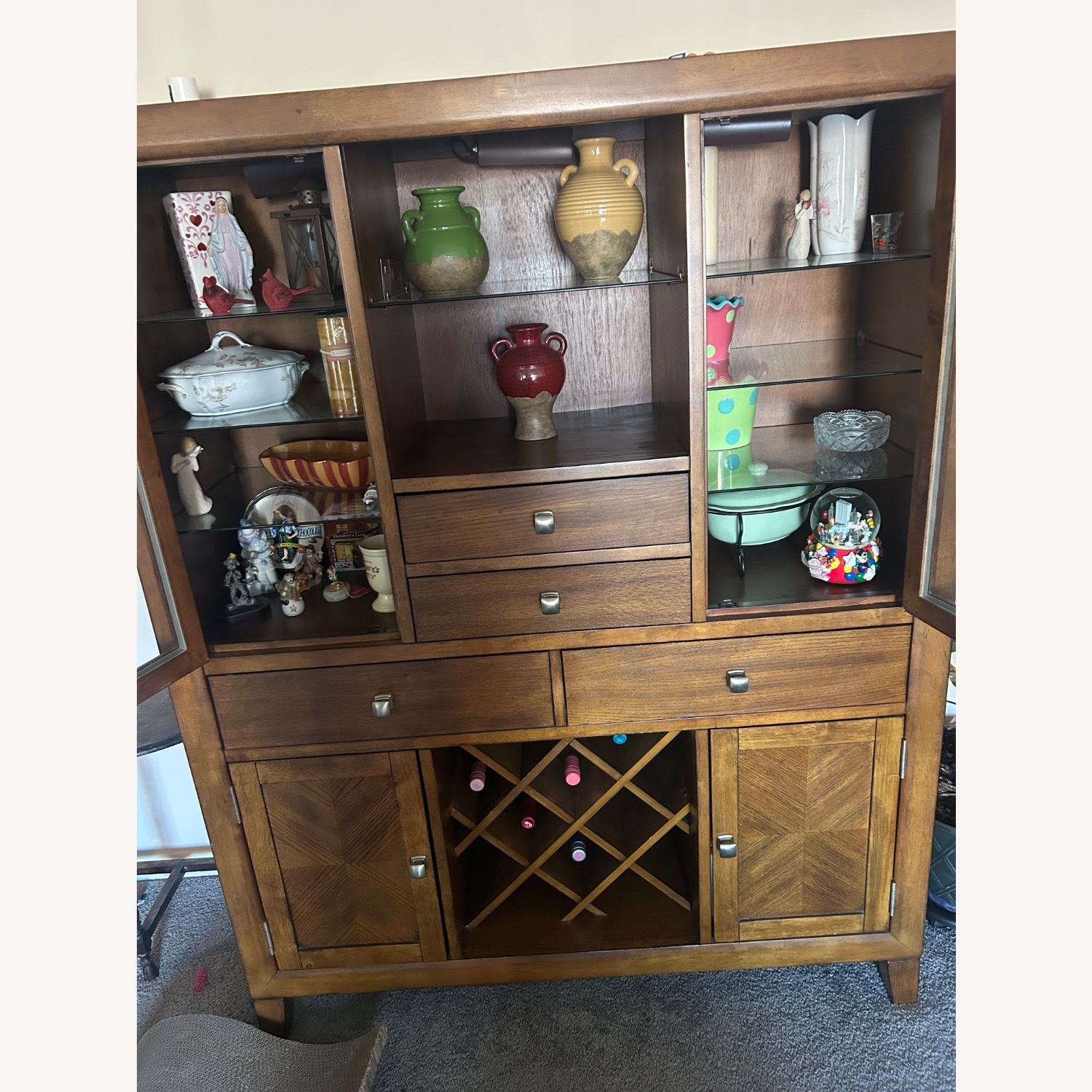 Solid Wood Hutch  - image-1