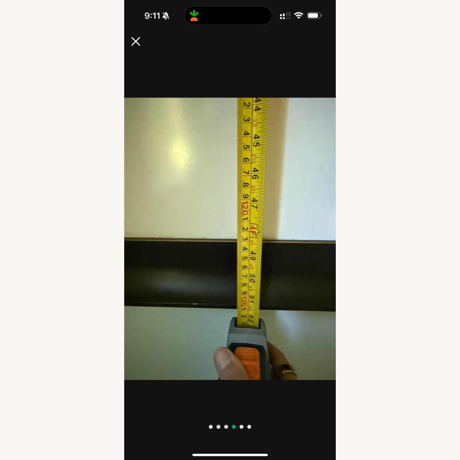 Large 4.5 Foot Framed Dry Erase White Board  - image-4