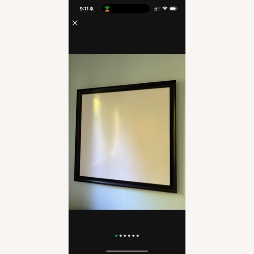 Used Large 4.5 Foot Framed Dry Erase White Board  for sale on AptDeco