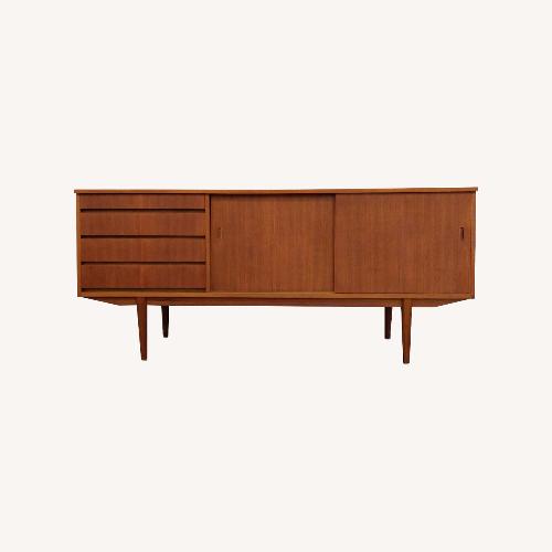 Used Vintage Mid Century Modern Teak Credenza for sale on AptDeco