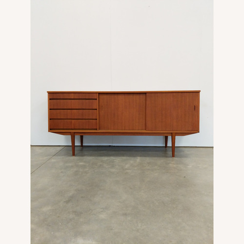 Used Vintage Mid Century Modern Teak Credenza for sale on AptDeco