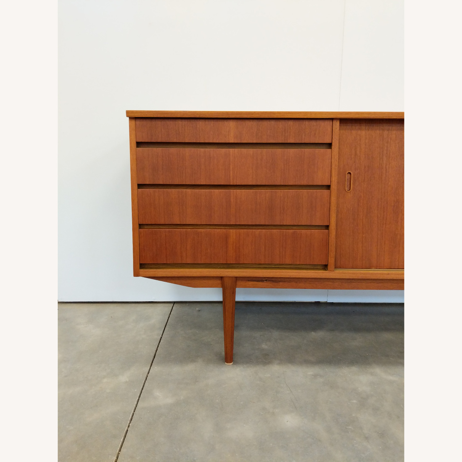 Vintage Mid Century Modern Teak Credenza - image-7