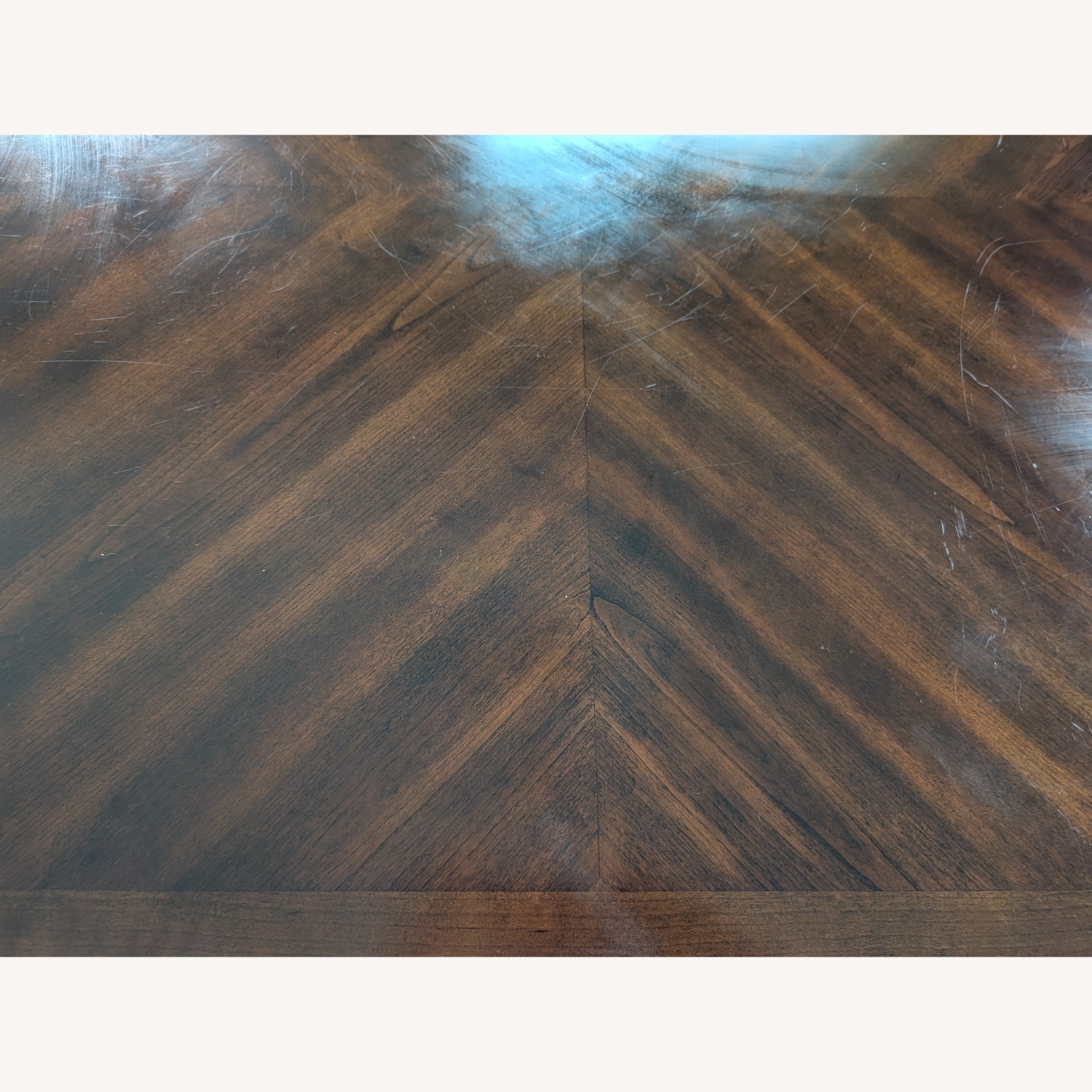 CrownMark Furniture Dark Brown Wood Dining Table - image-3