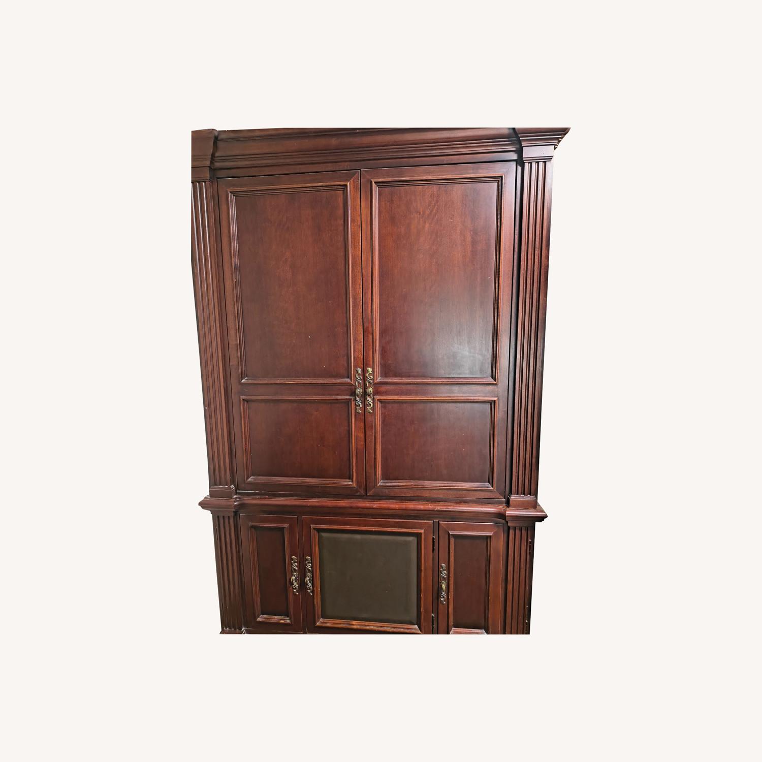 Ashley Furniture Wood Armoire - image-0