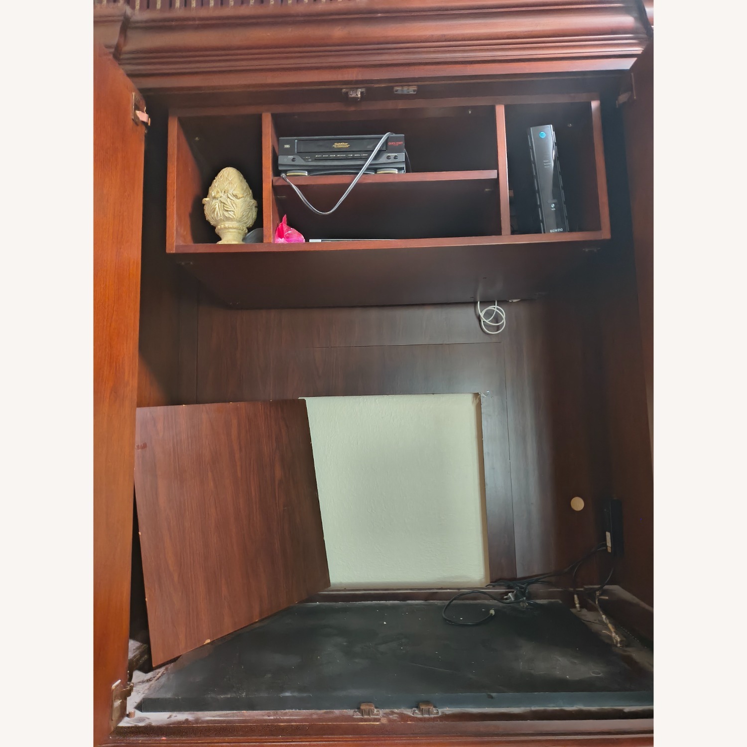 Ashley Furniture Wood Armoire - image-11