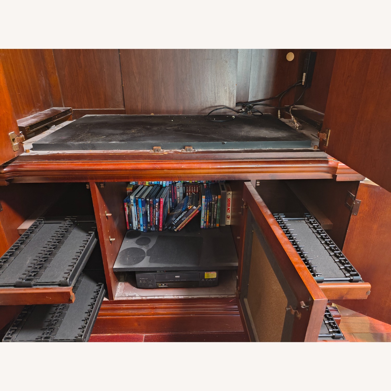 Ashley Furniture Wood Armoire - image-9