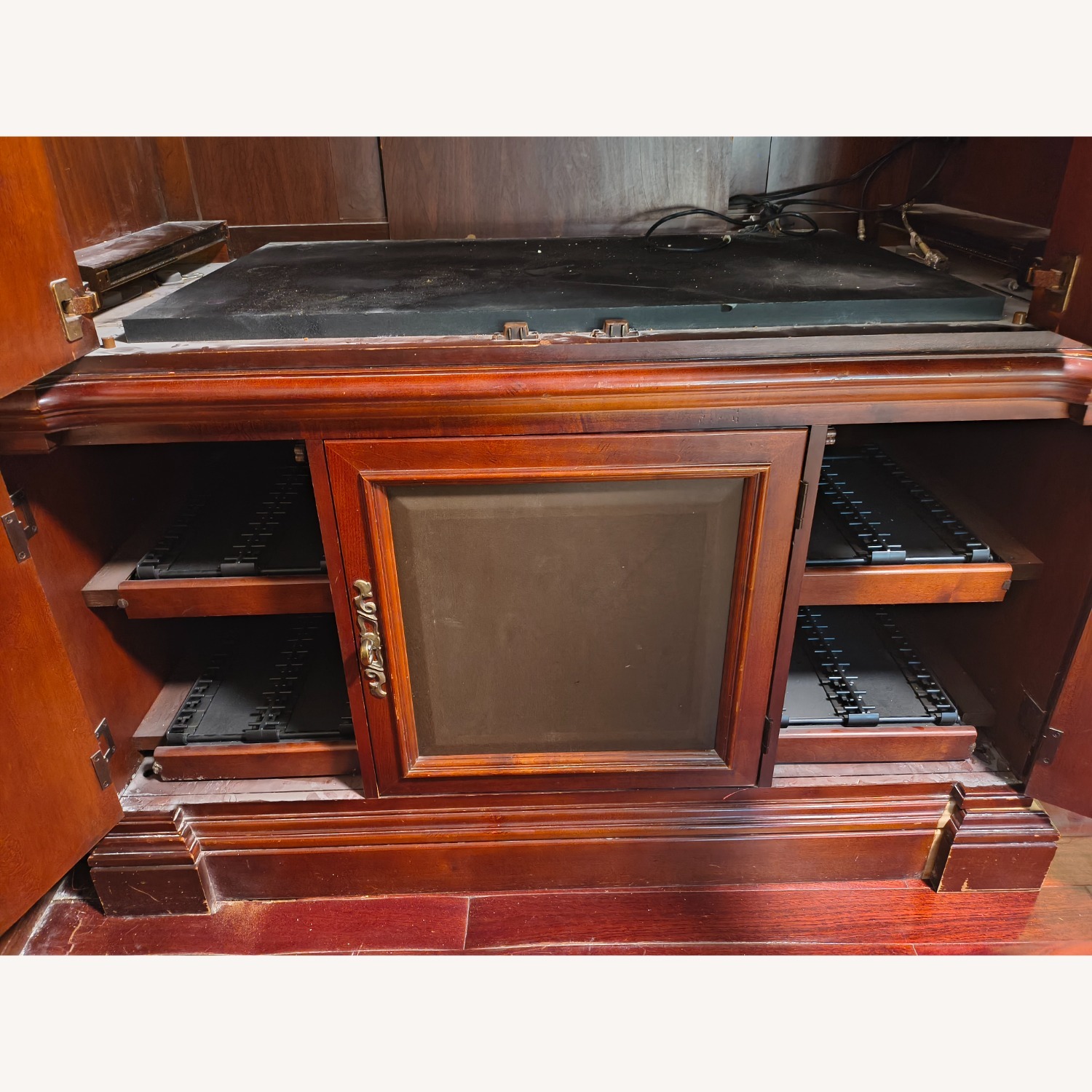 Ashley Furniture Wood Armoire - image-8