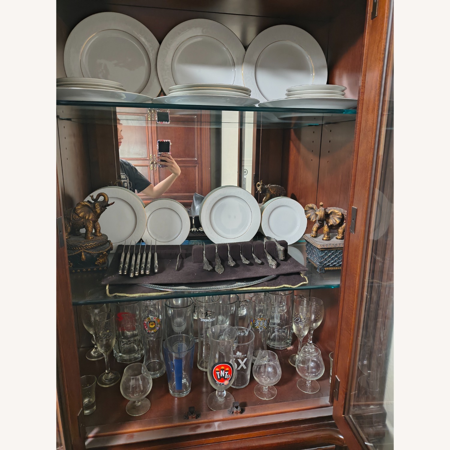 Ashley Furniture Wood Armoire - image-12