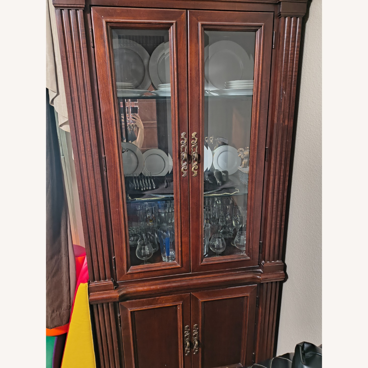 Ashley Furniture Wood Armoire - image-4