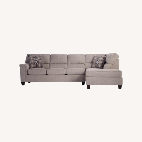 Used Bob's Furniture Calvin Beige Sectional Sofa for sale on AptDeco