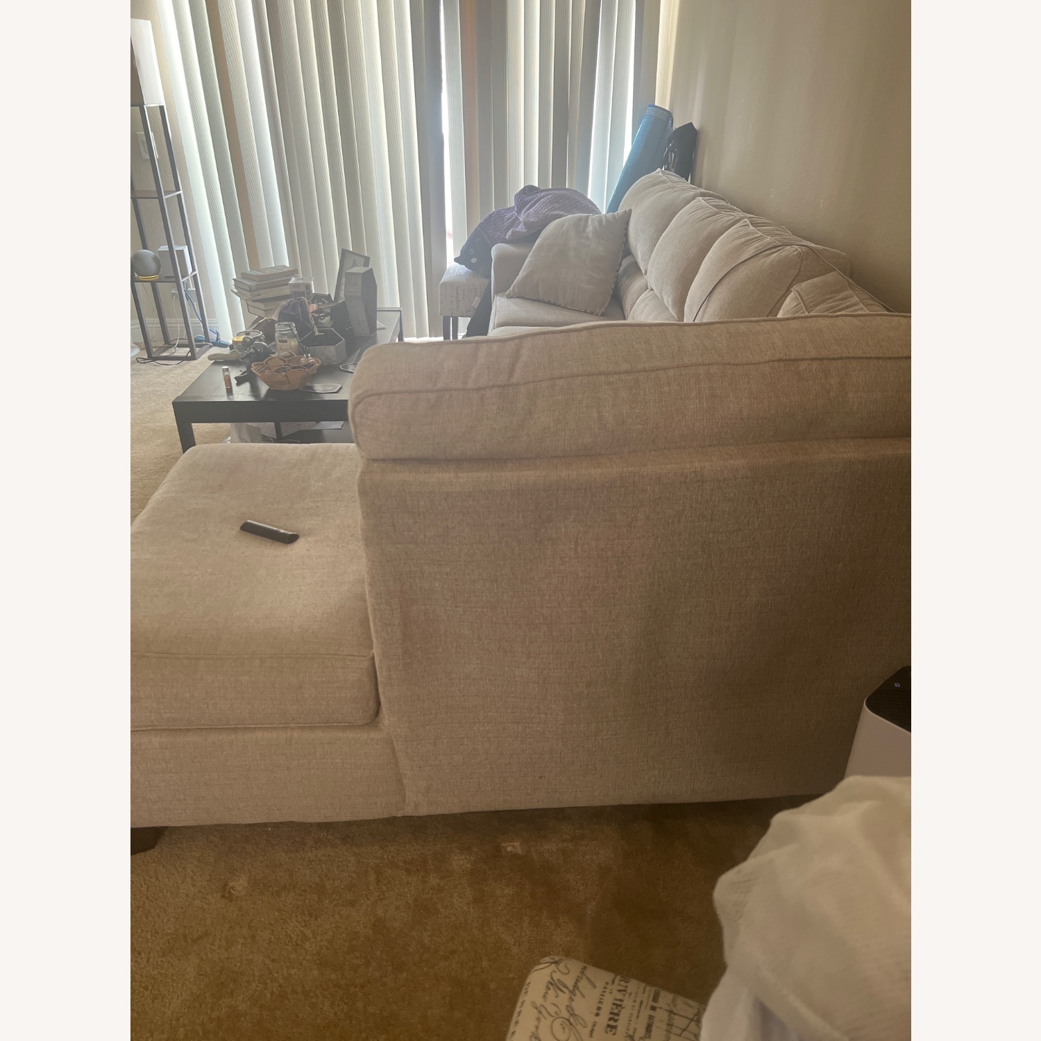 Bob's Furniture Calvin Beige Sectional Sofa - image-3