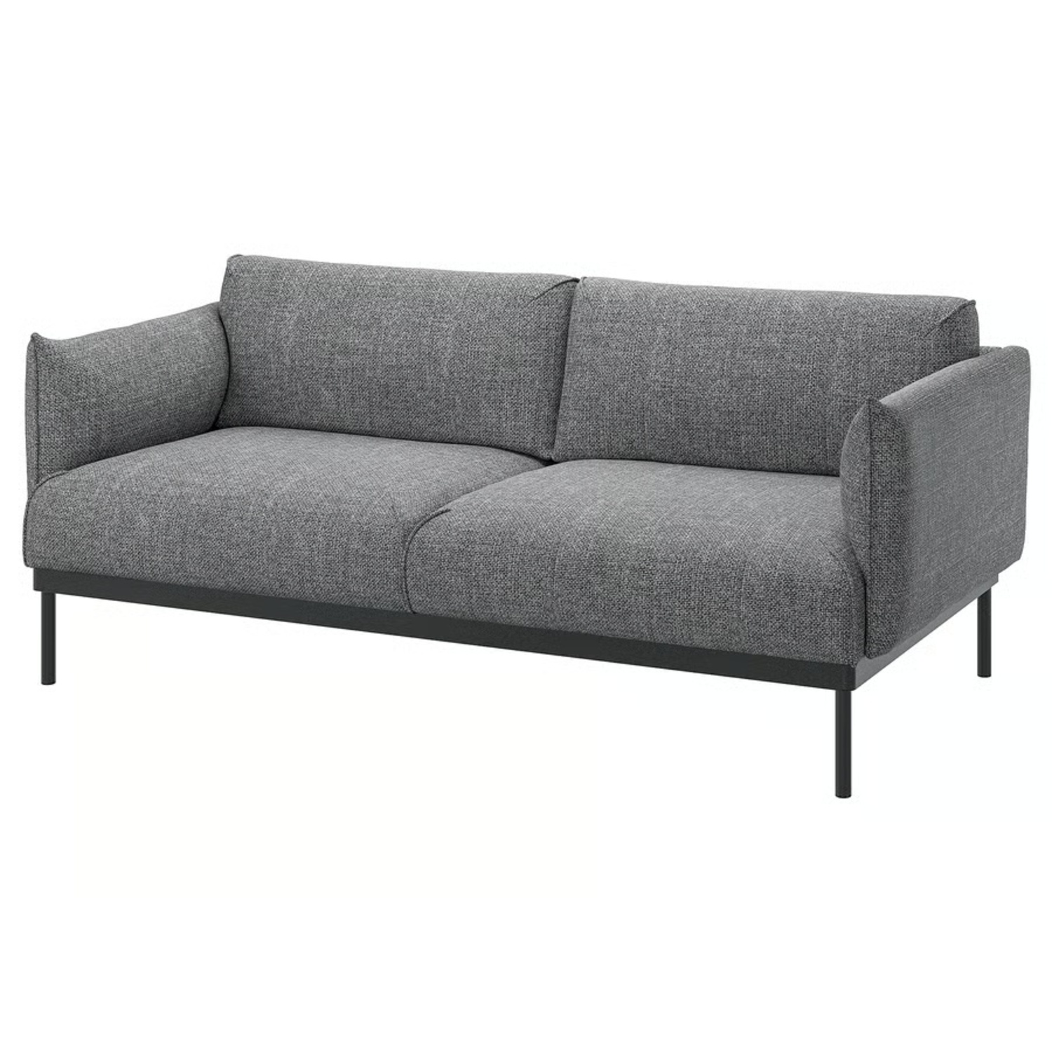 IKEA Applaryd Dark Gray Fabric Loveseat - image-5