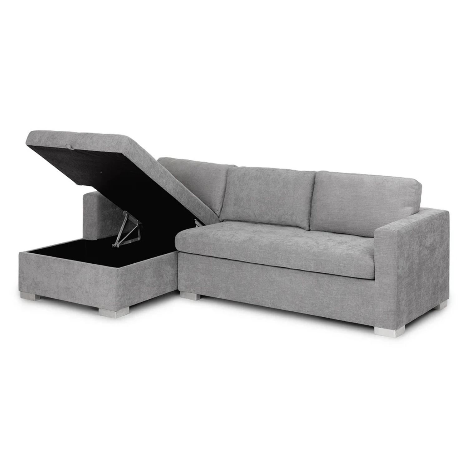 Article Soma Light Gray Fabric Sleeper Sofa - image-2
