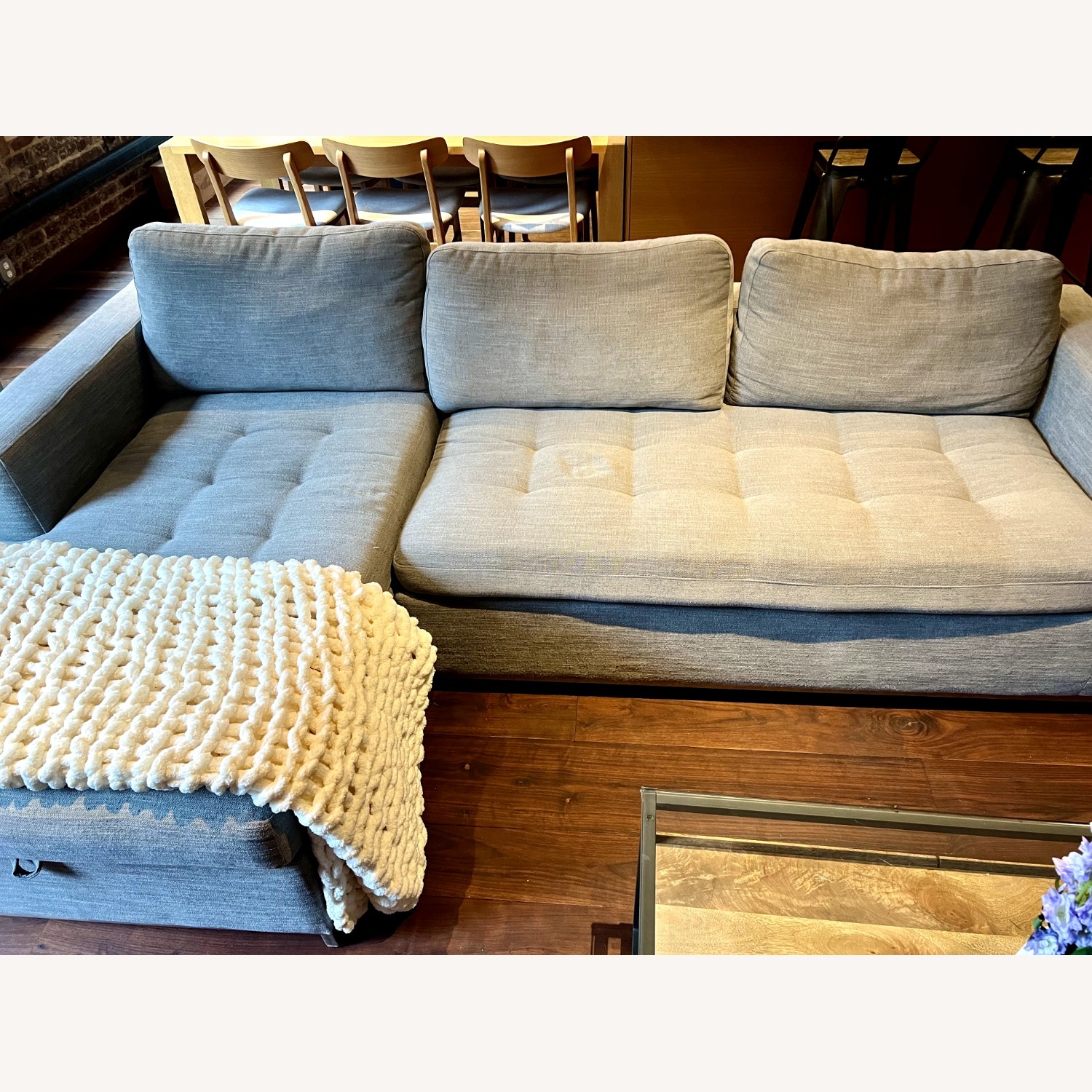 Article Soma Light Gray Fabric Sleeper Sofa - image-1