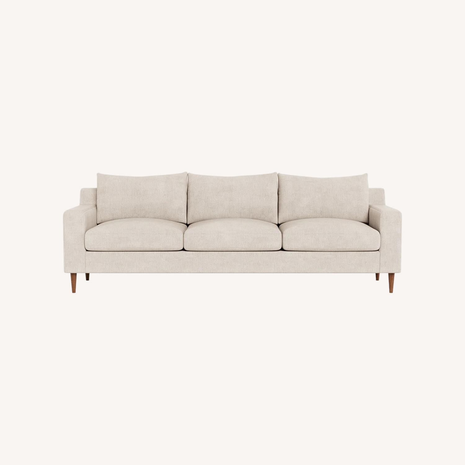 Interior Define Natural Fabric 3+ Seater Sofa - image-0