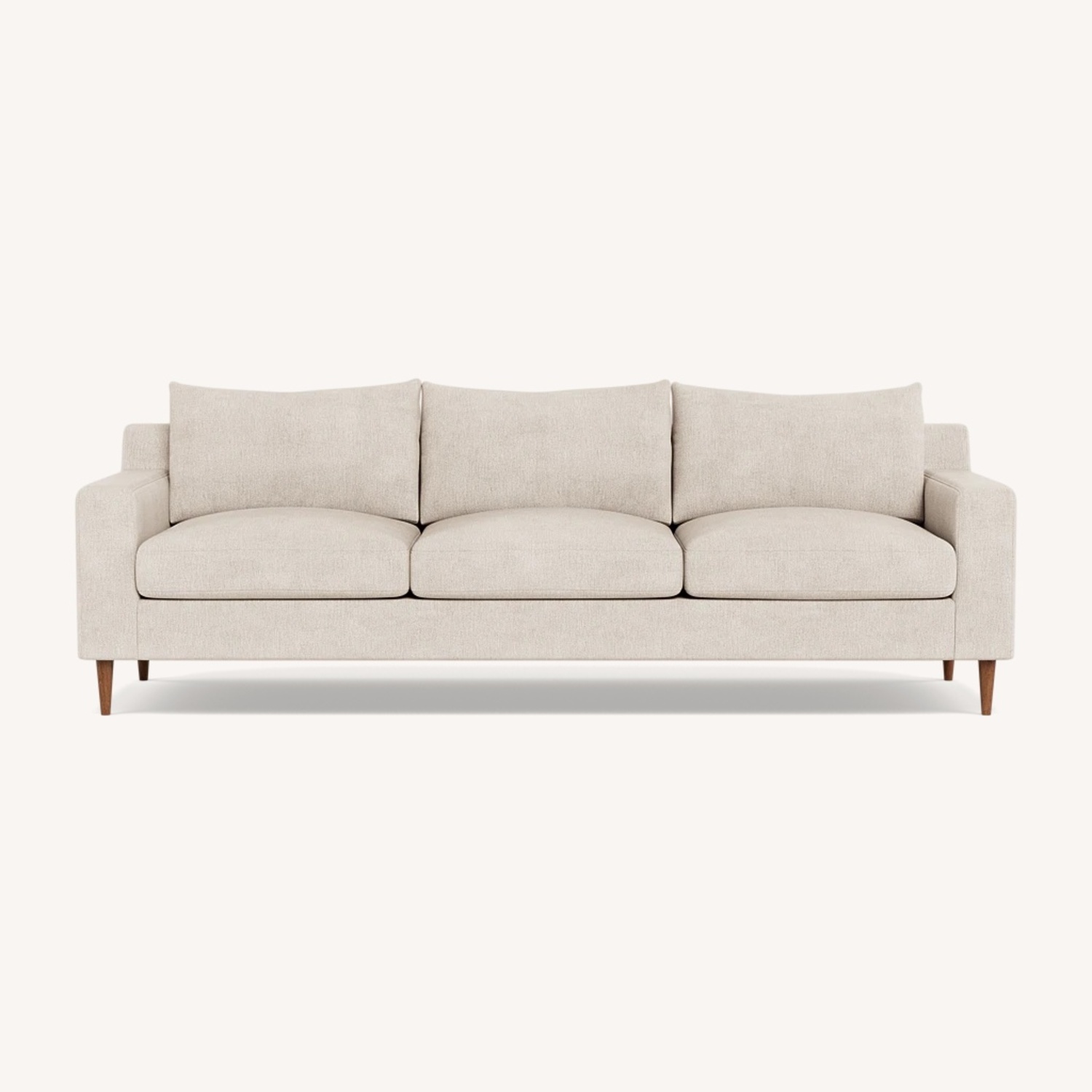 Interior Define Natural Fabric 3+ Seater Sofa - image-6