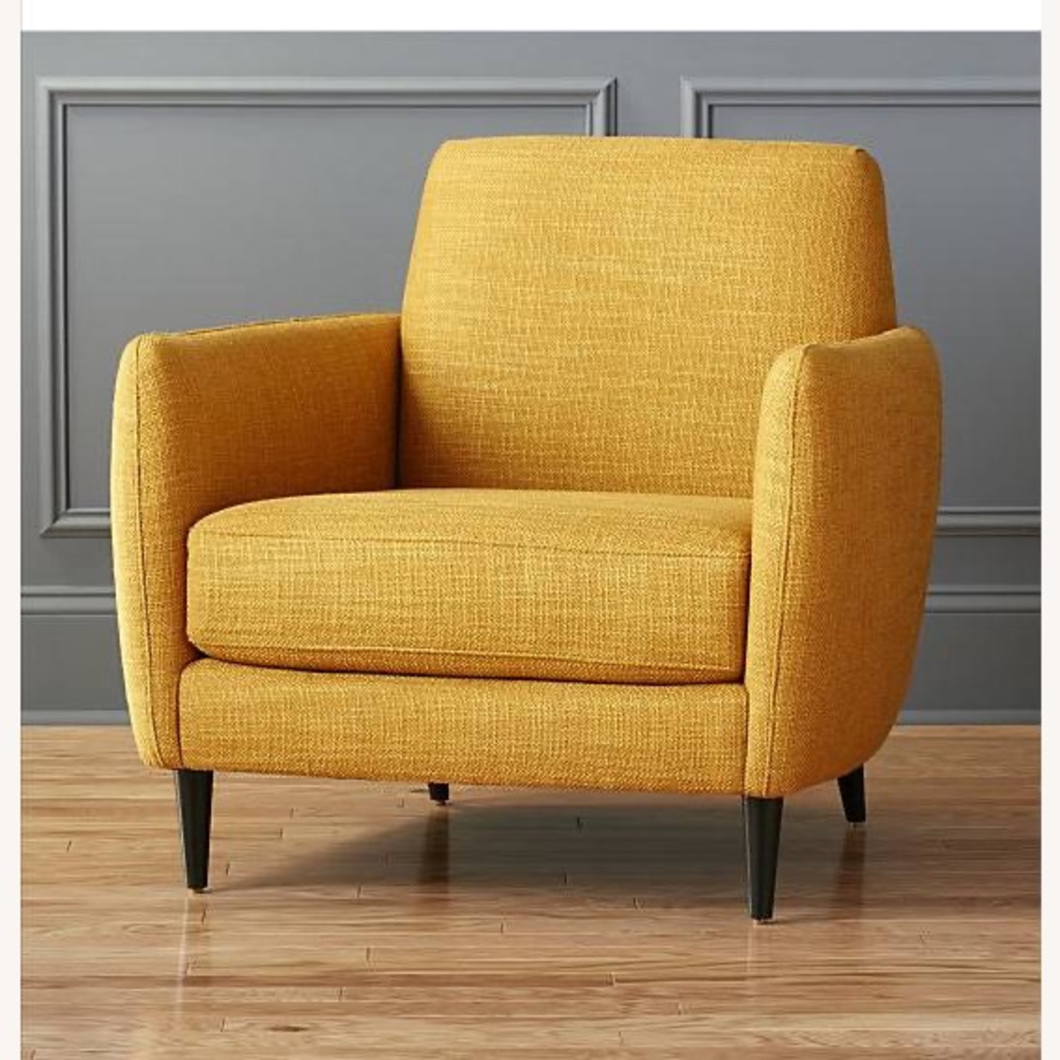 CB2 Parlour Orange Accent Chair - image-7