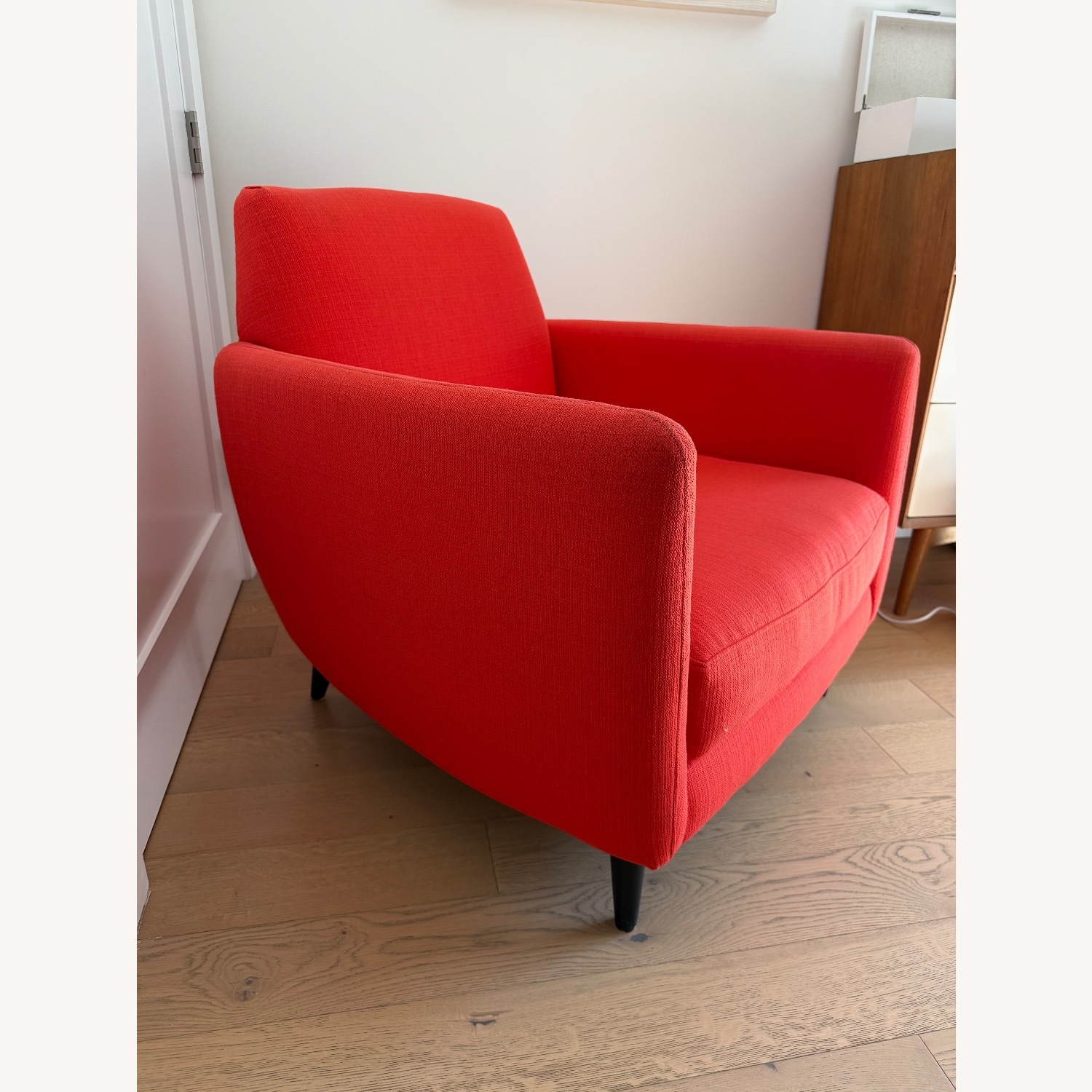 CB2 Parlour Orange Accent Chair - image-4