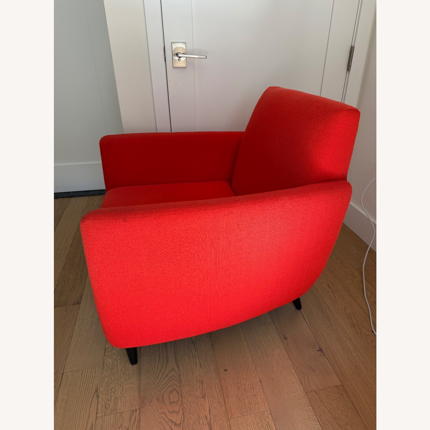 CB2 Parlour Orange Accent Chair - image-3