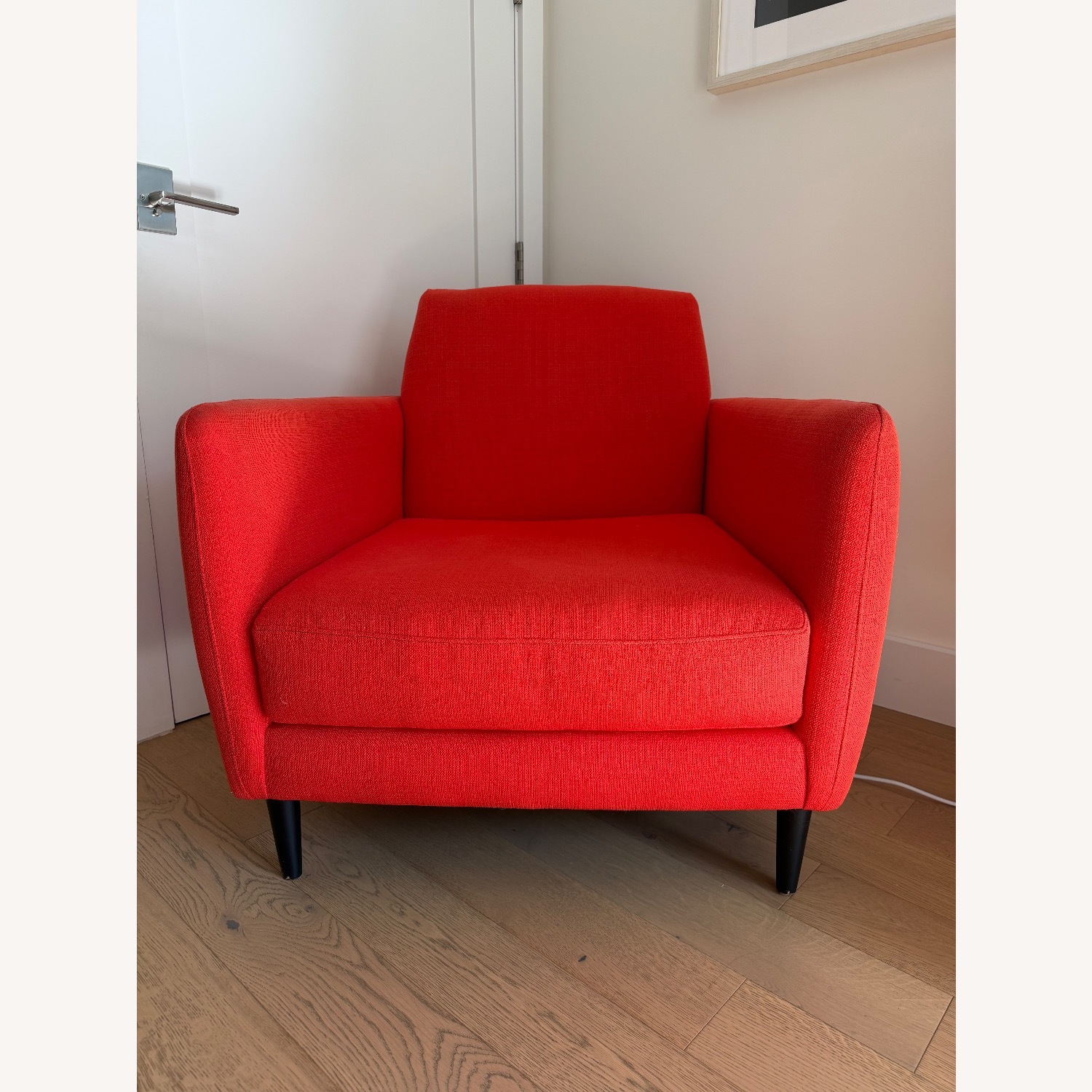 CB2 Parlour Orange Accent Chair - image-1
