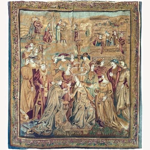 Used 8x9 European Courtship Tapestry for sale on AptDeco
