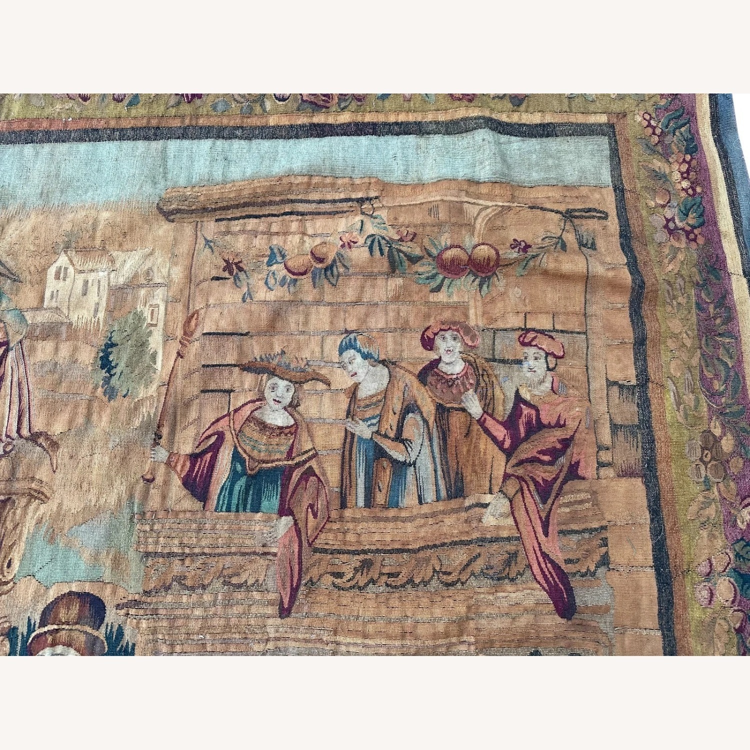 8x9 European Courtship Tapestry - image-2