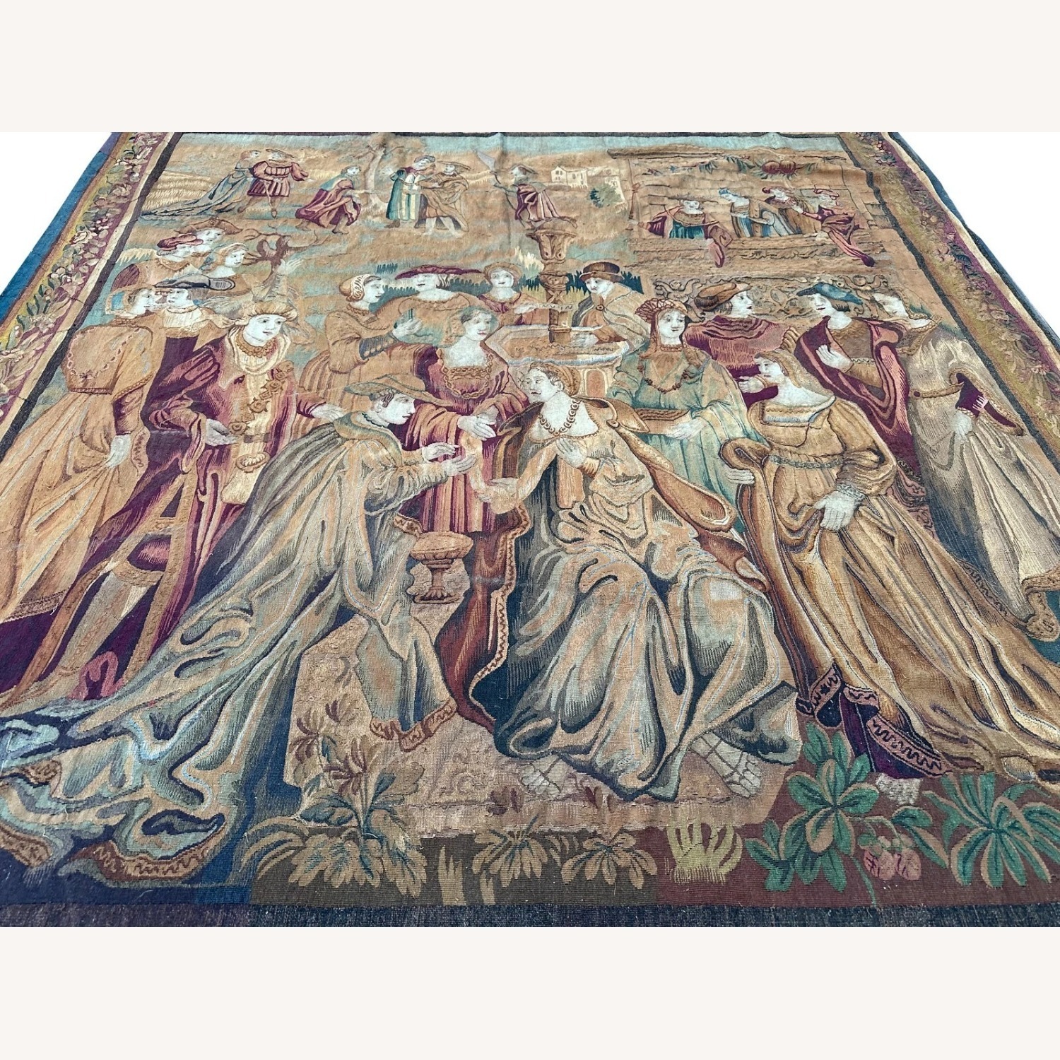 8x9 European Courtship Tapestry - image-6