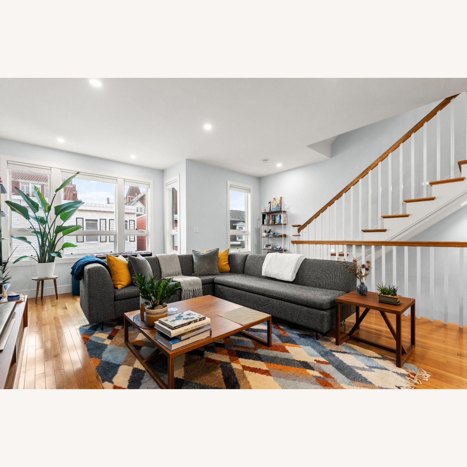 Blu Dot Dark Gray Fabric 2 Piece Sectional - image-1