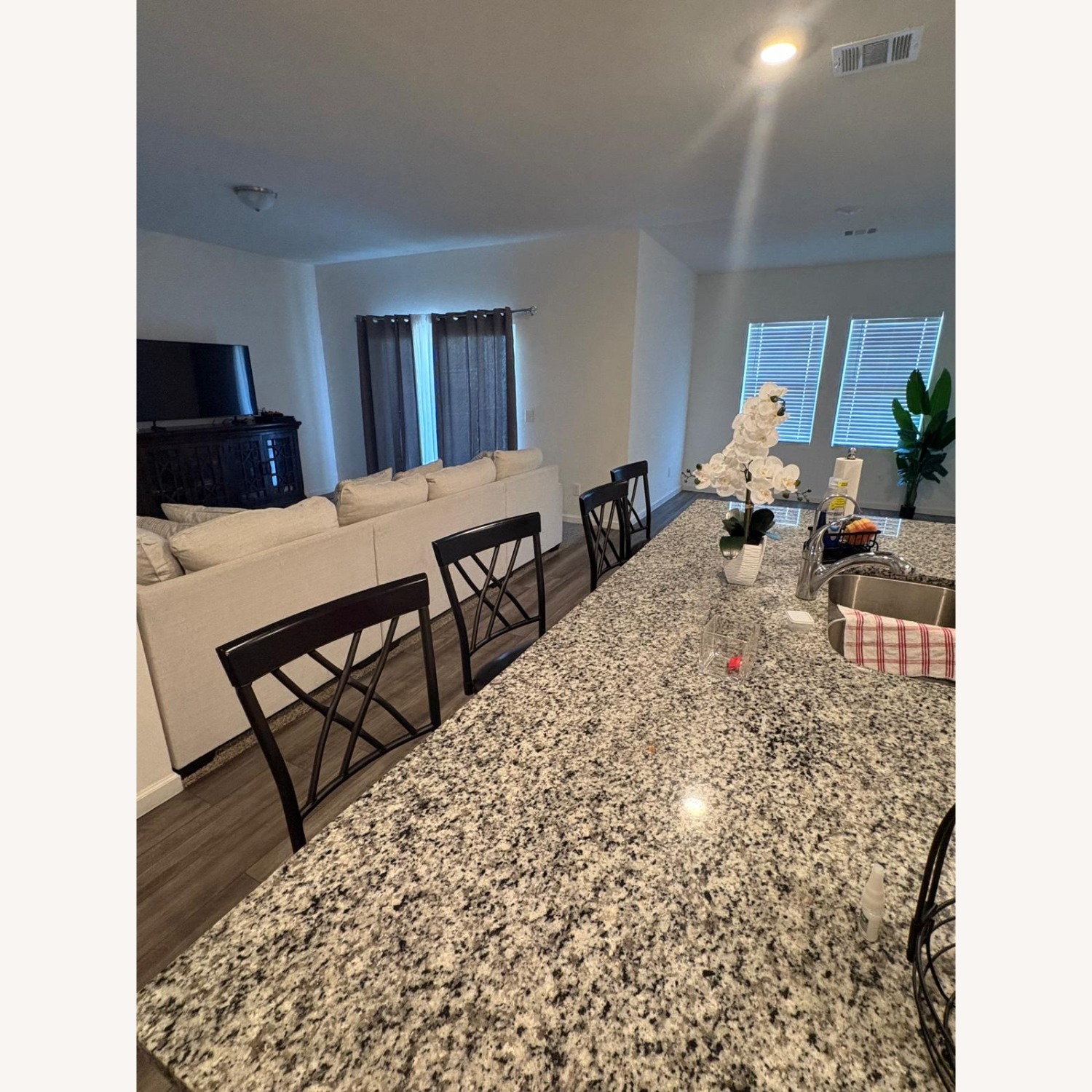 Amazon Black Leather Stools - image-3