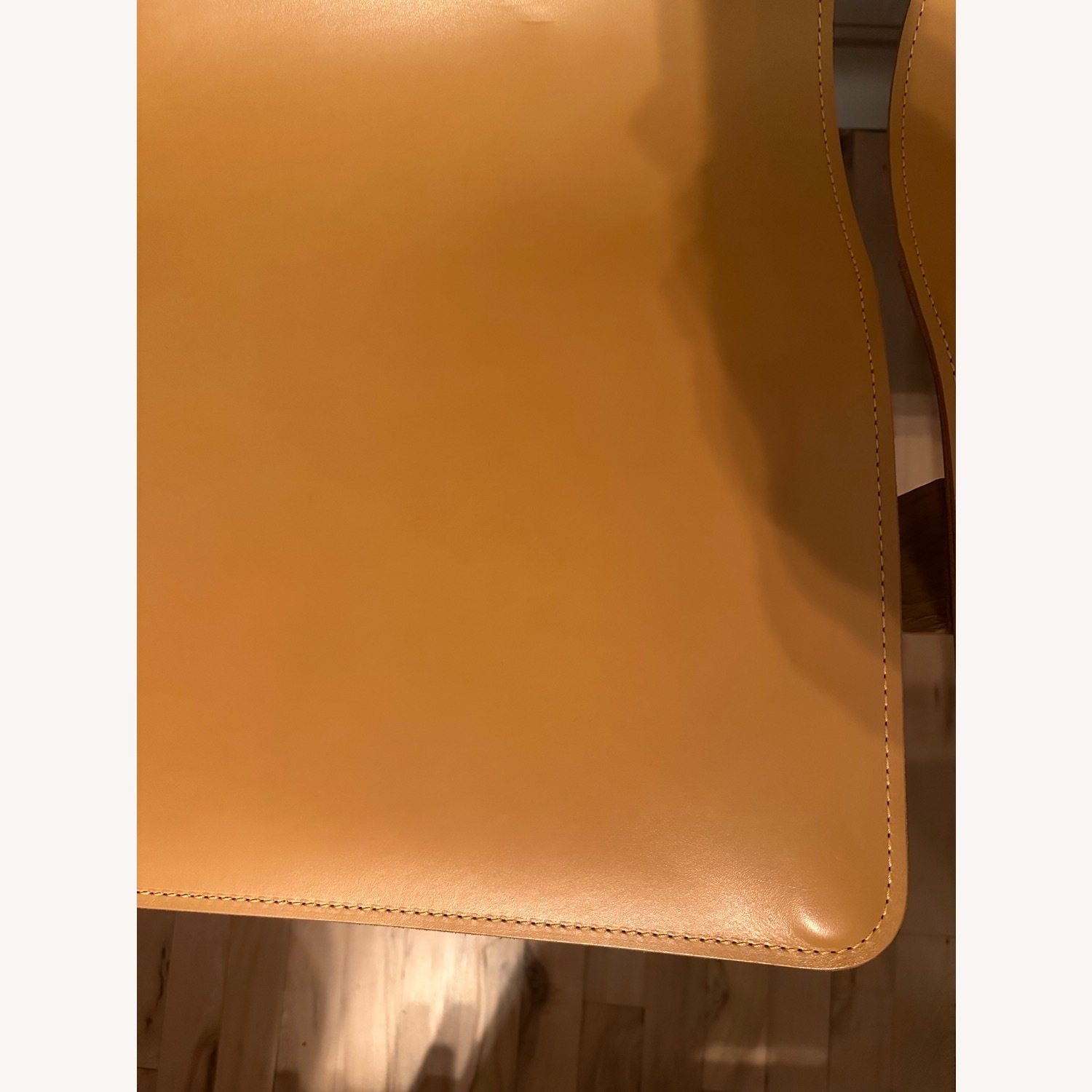 Angelo Mangiarotti Natural Leather Dining Chairs - image-10