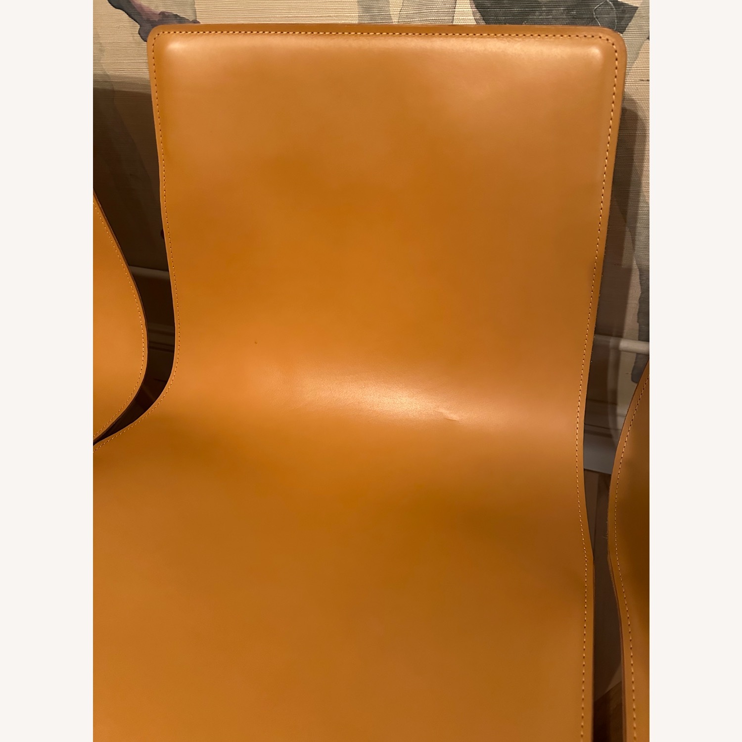 Angelo Mangiarotti Natural Leather Dining Chairs - image-8