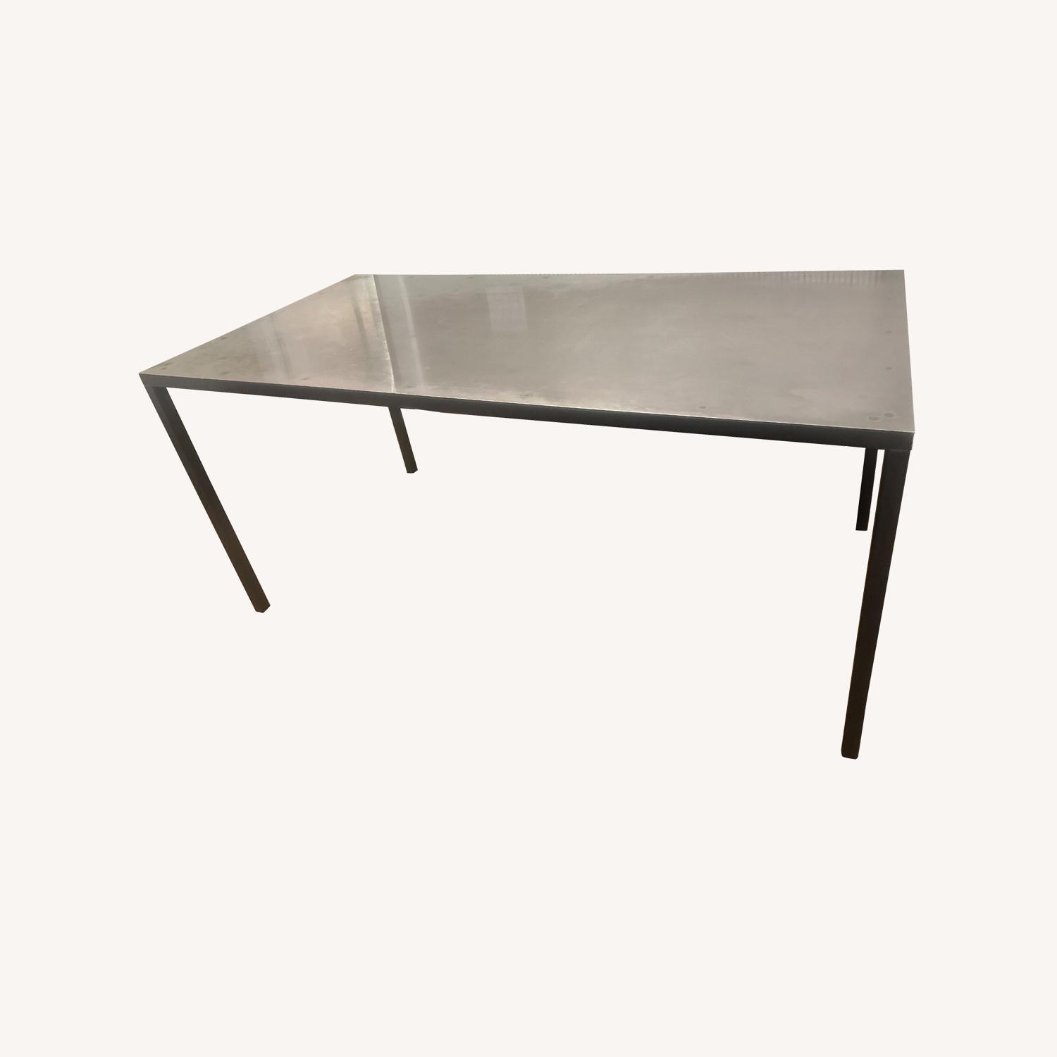 ABC Carpet and Home Dark Gray Metal Dining Table - image-0