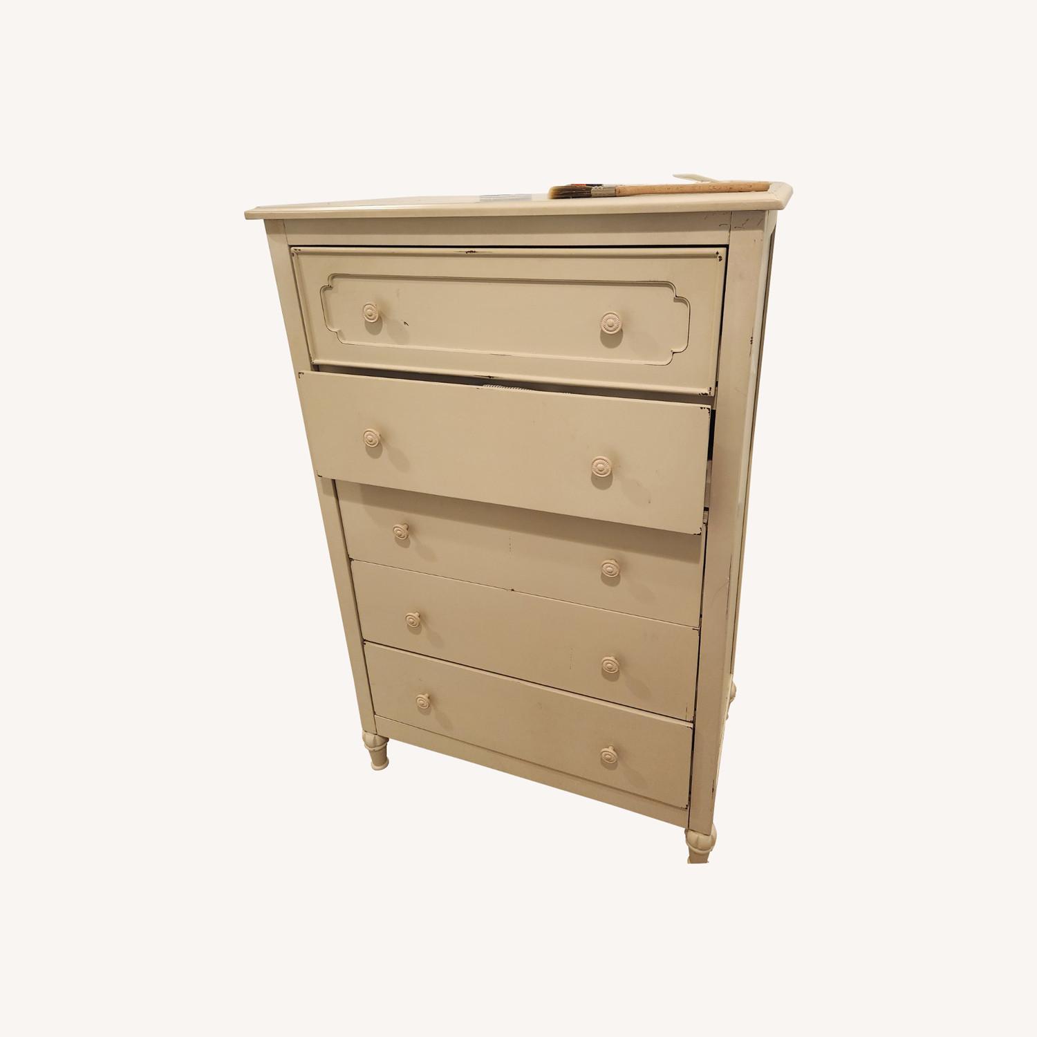 Ashley Furniture White Wood Chest - image-0