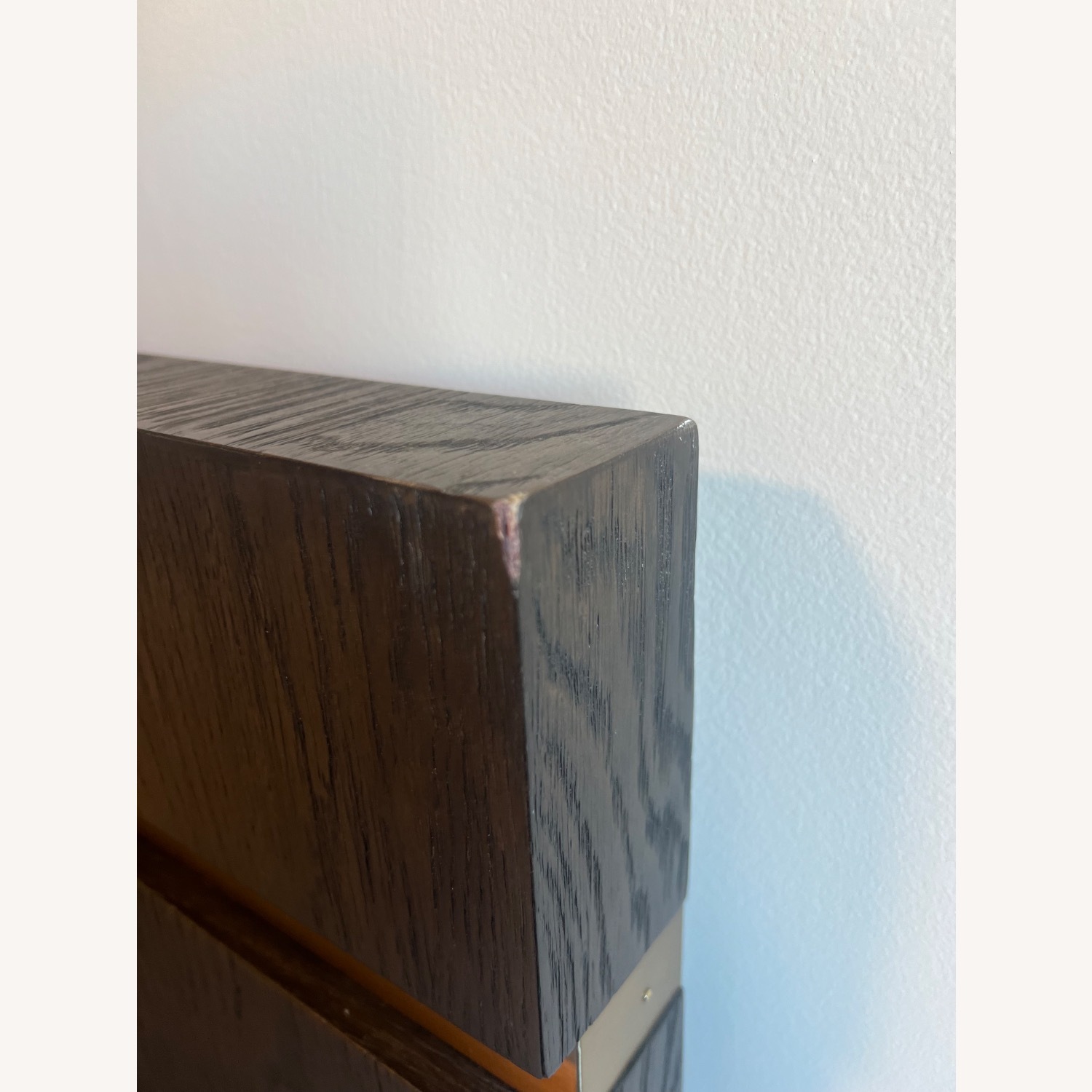 Restoration Hardware Dark Brown Wood King Bed - image-4