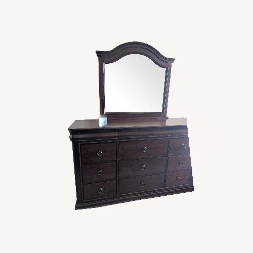 Used John Cameron Cherry Dark Brown Wood Dresser for sale on AptDeco