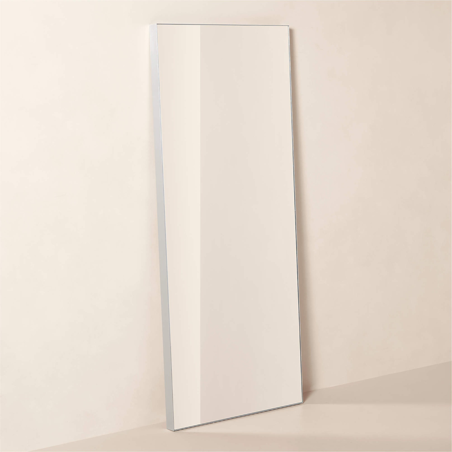 CB2 Silver Floor Mirror - image-4