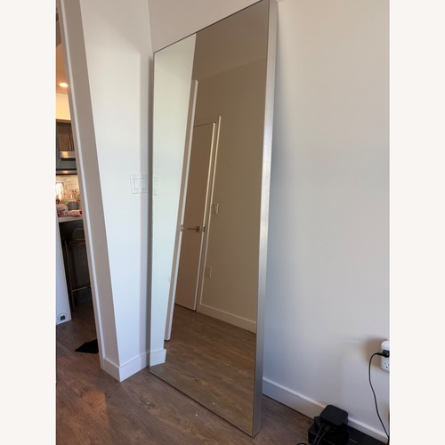 Used CB2 Silver Floor Mirror for sale on AptDeco