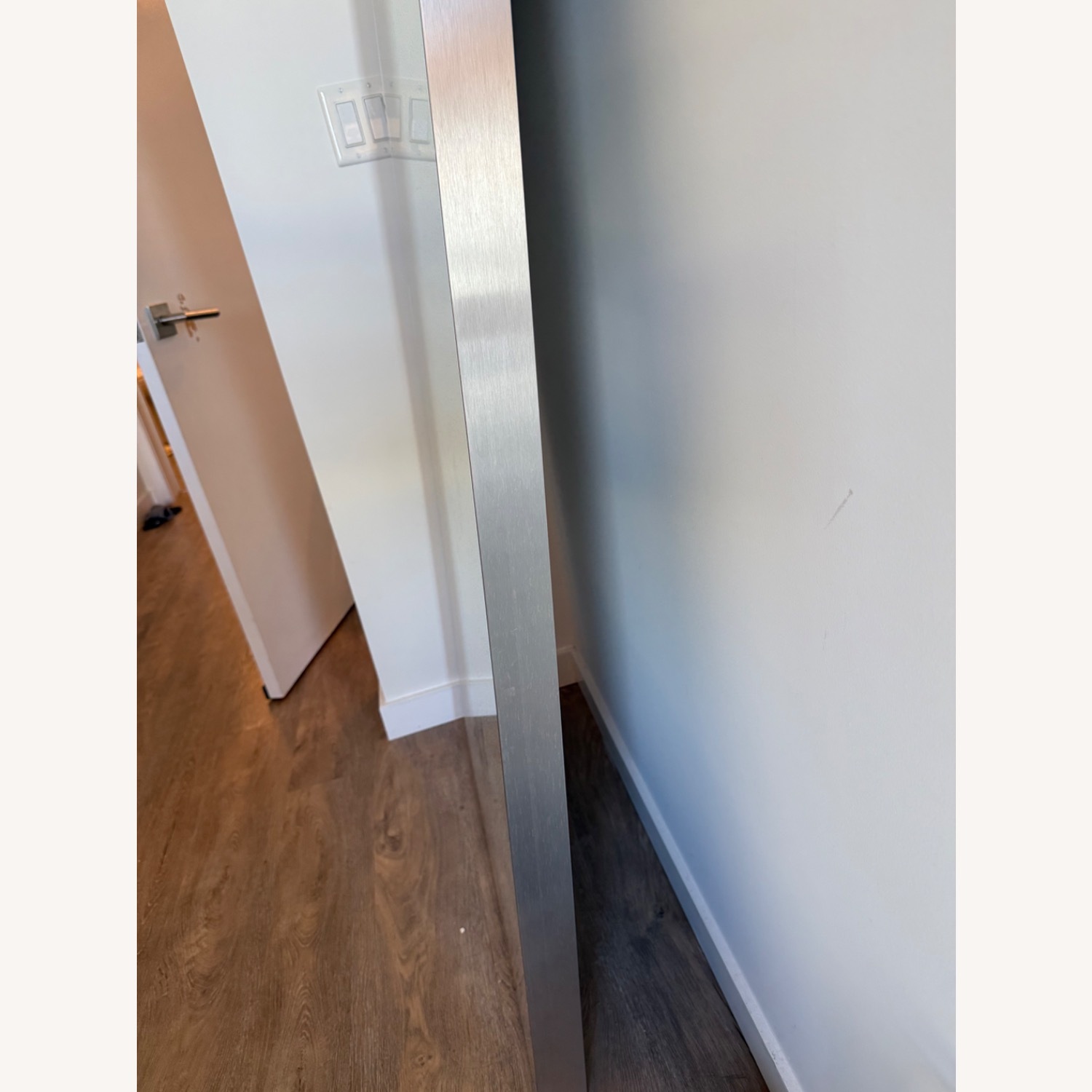 CB2 Silver Floor Mirror - image-2