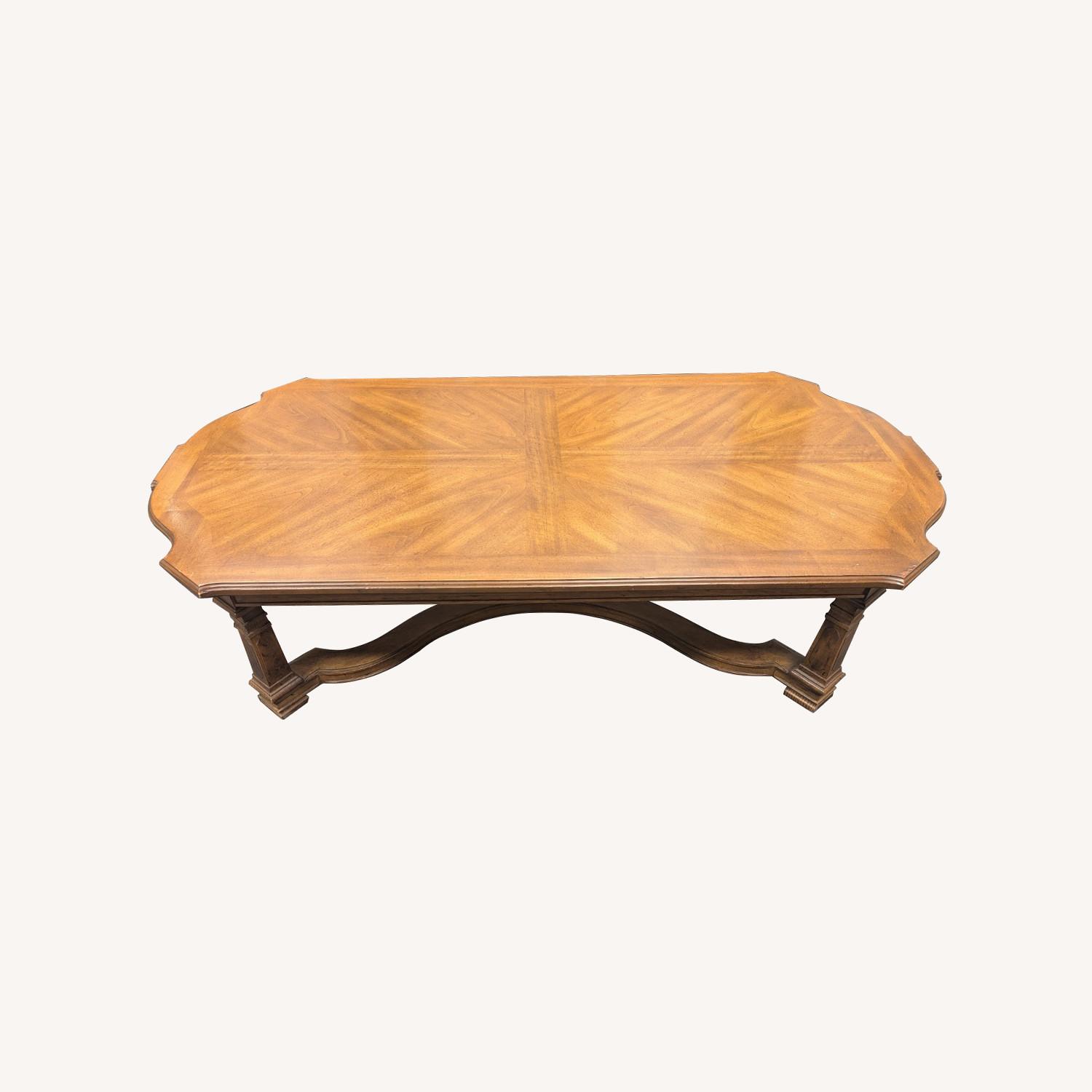 Drexel Francesca Light Brown Wood Coffee Table - image-0