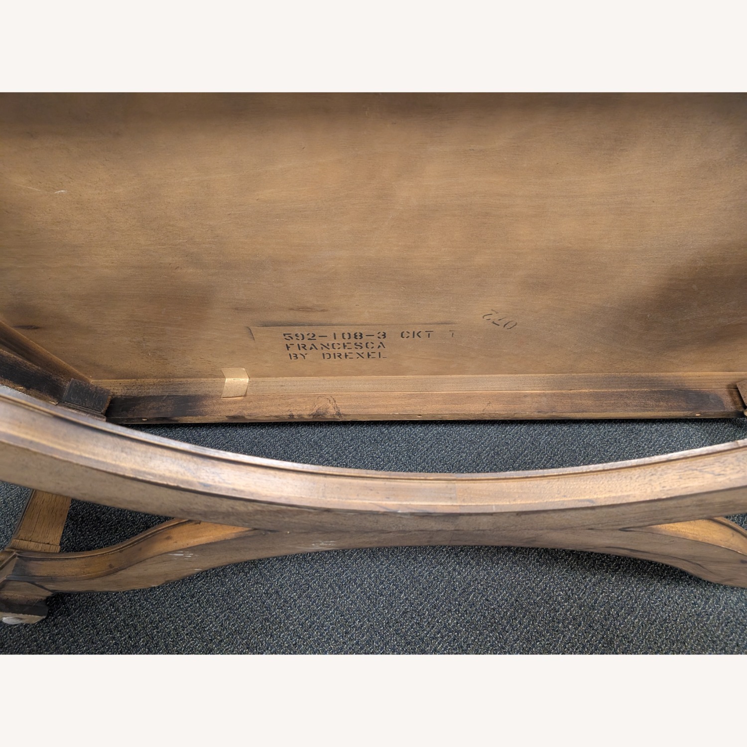 Drexel Francesca Light Brown Wood Coffee Table - image-4
