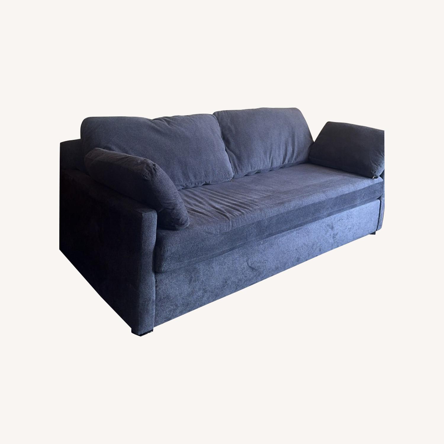 Dark Gray Fabric Sleeper Sofa - image-0