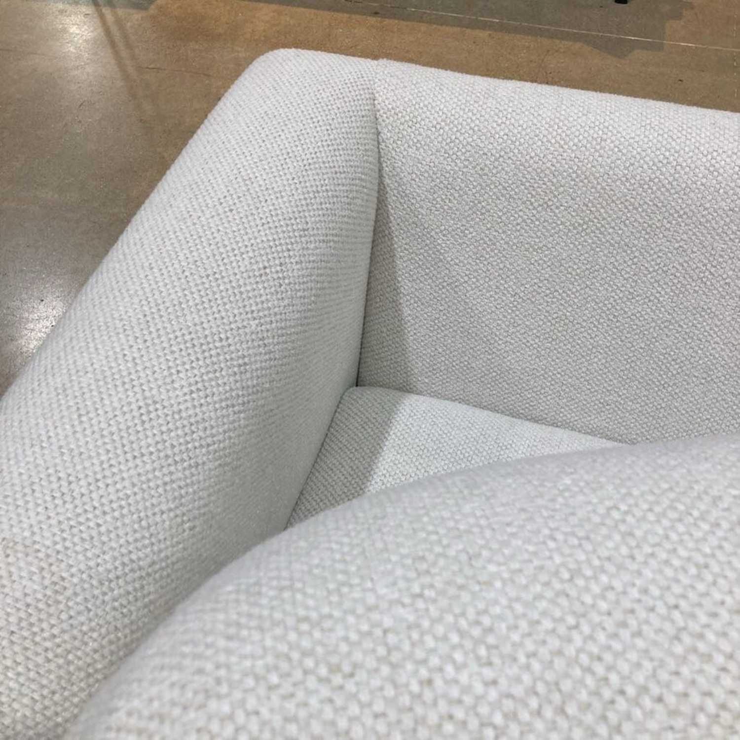 Room & Board Chair & A Half Pull-Out Chair White - image-13